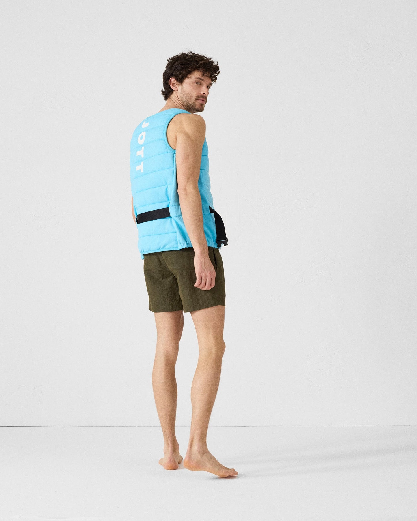 Veste de bain Bleu horizon Mitch logo