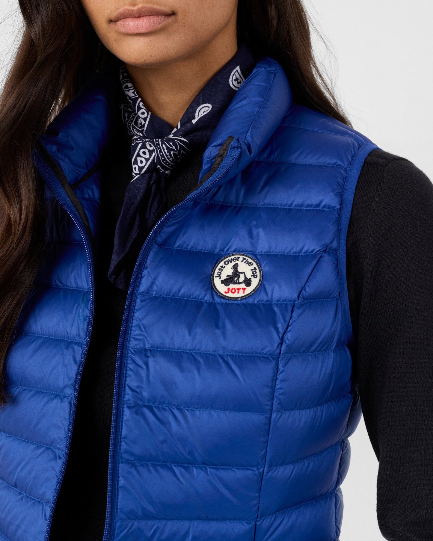 Doudoune légère sans manches Bleu cobalt Seda