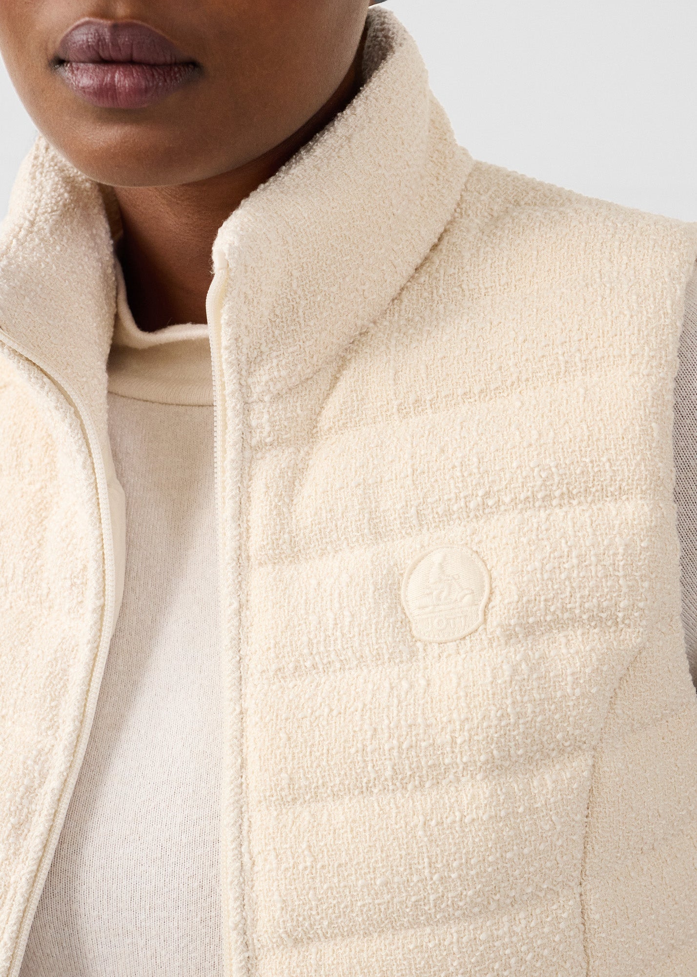 Doudoune sans manches Naturel Salla