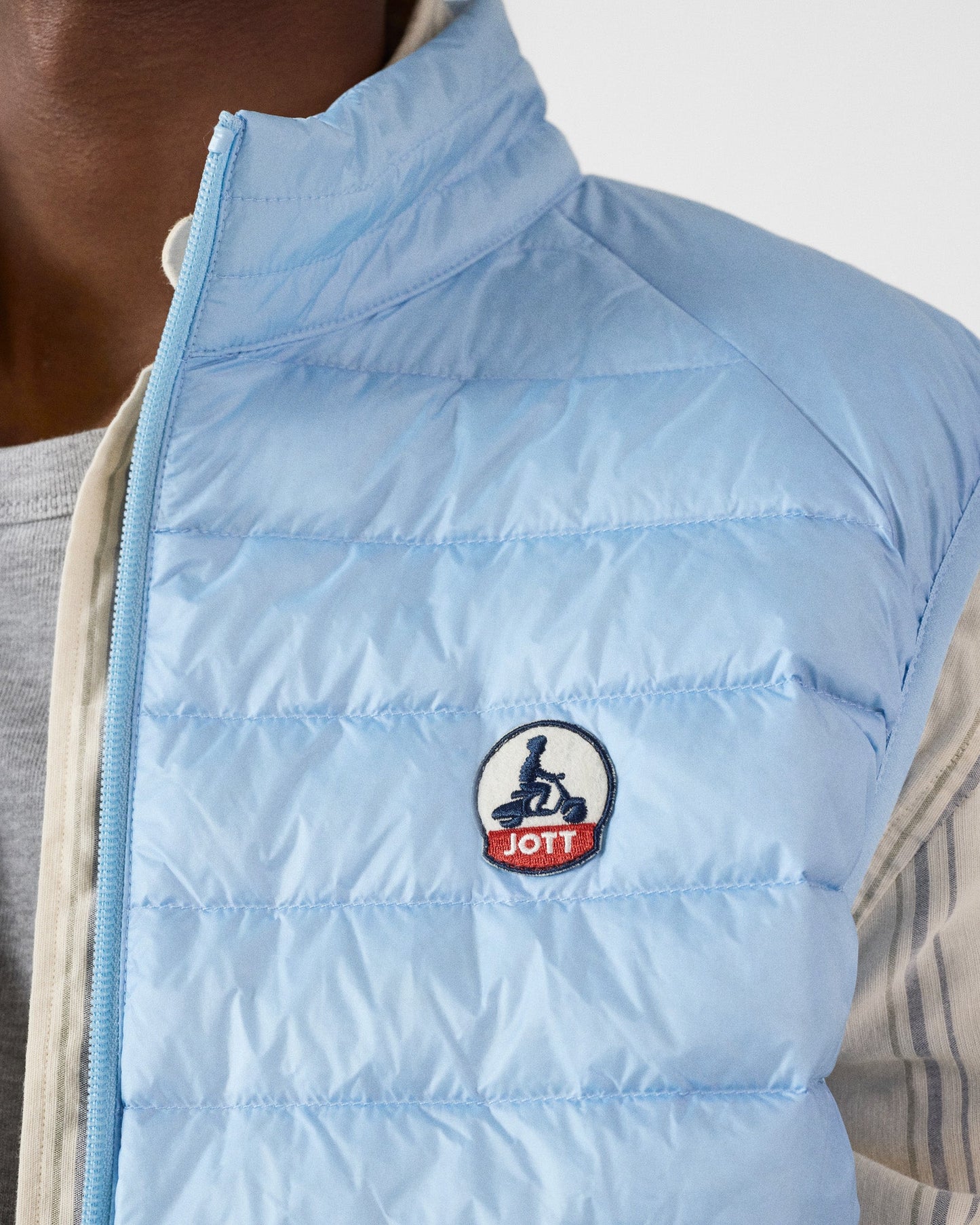 Doudoune sans manches Bleu céleste Tom