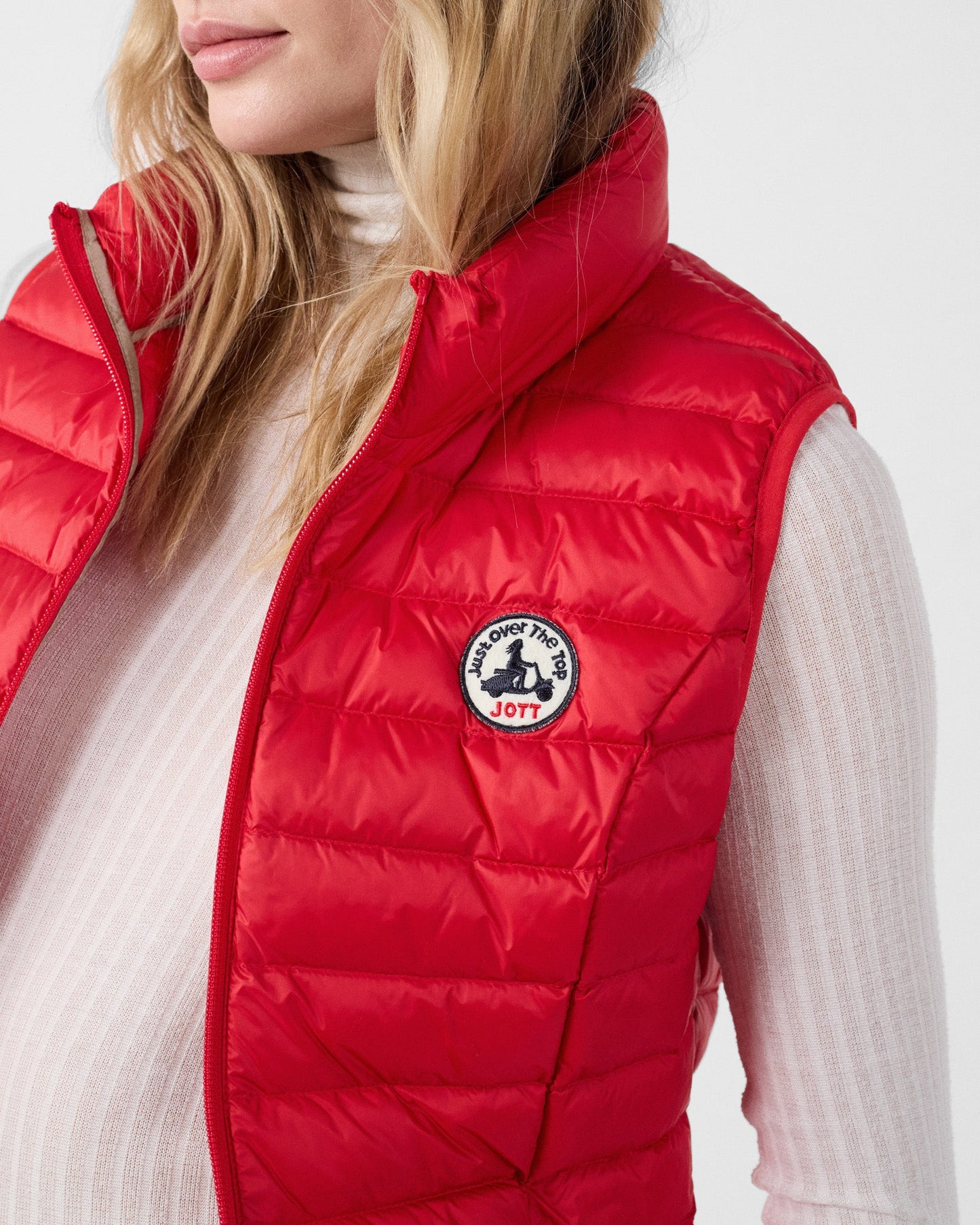 Doudoune légère sans manches Rouge carmin Seda