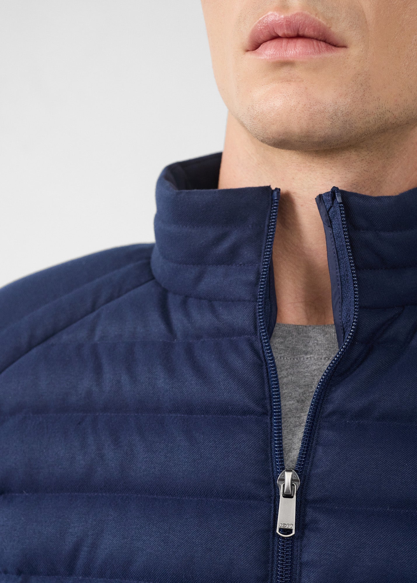 Doudoune effet laine Marine Matai