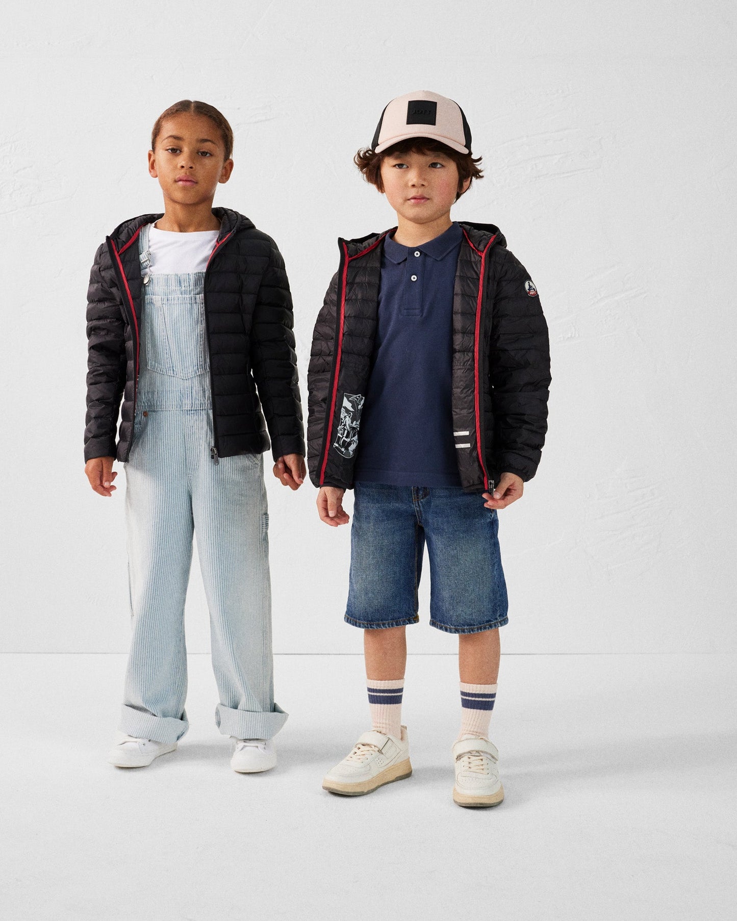 Doudoune légère à capuche enfant Noir Hugo