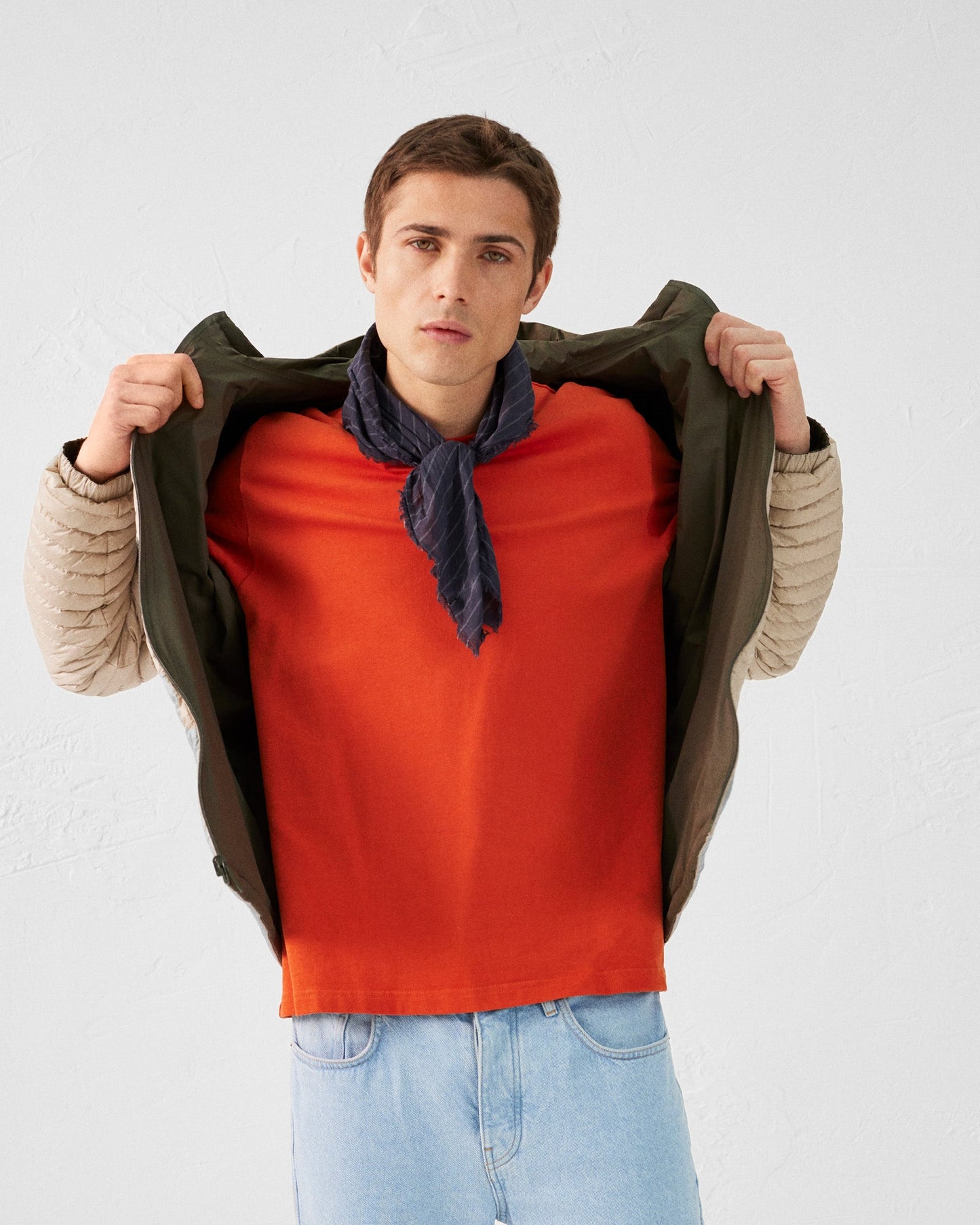 Doudoune ultralégère réversibles Army/Beige Chicago 2.0