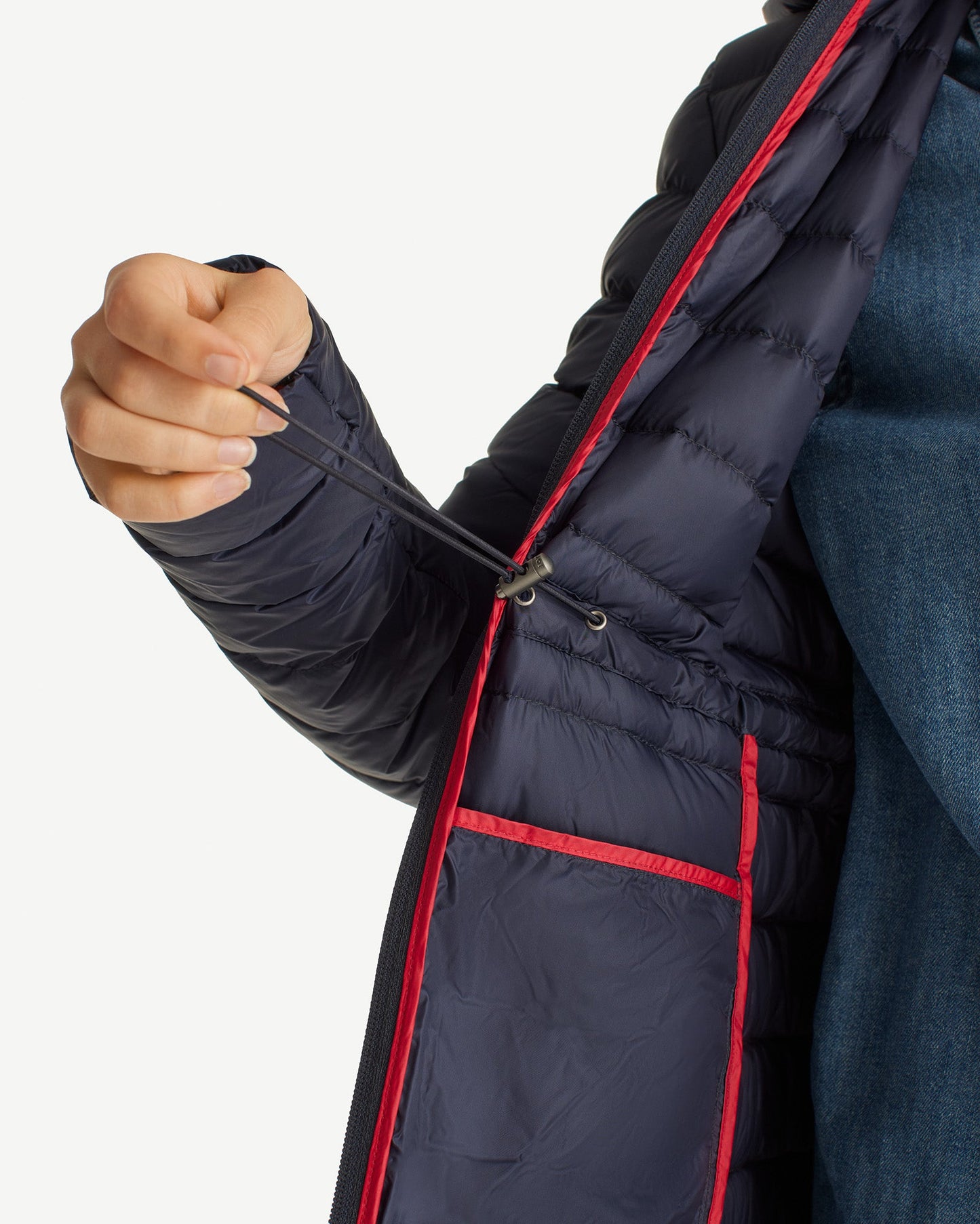 Doudoune longue à capuche Marine Vero 2.0