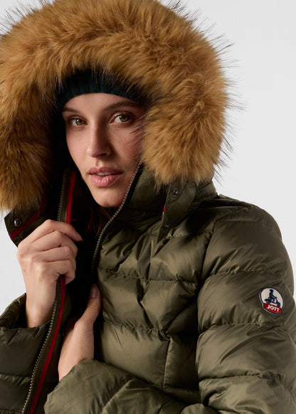 Doudoune à capuche Grand Froid Army Luxe