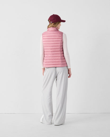 Doudoune légère sans manches Rose antique Seda