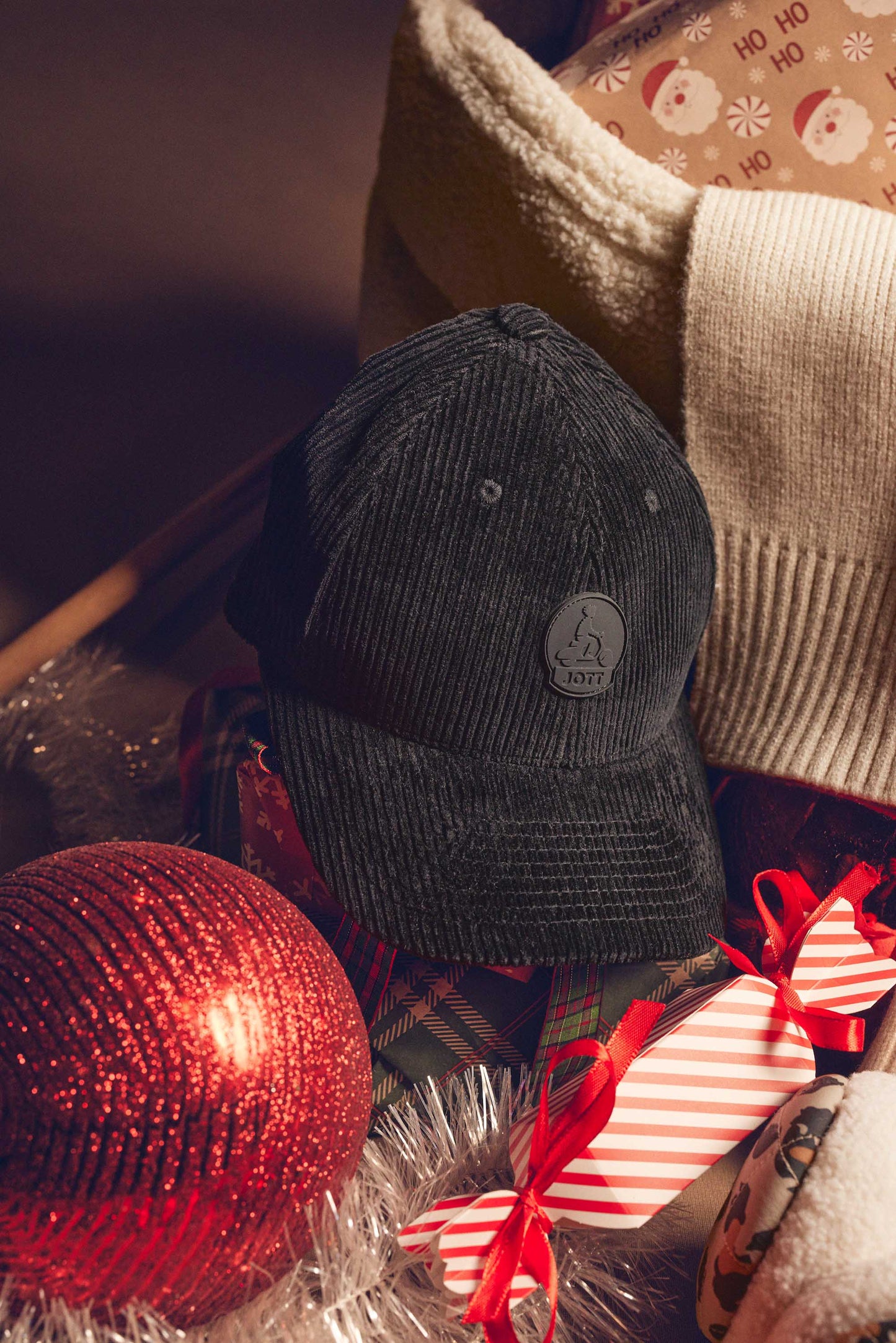 Casquette en velours Noir Cirrus