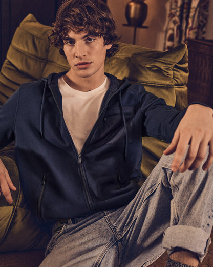 Veste zippée en coton Marine Hector