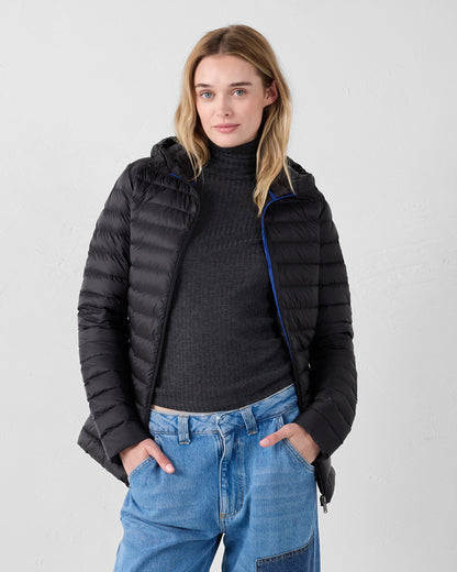 Doudoune mi-longue Noir Claudie
