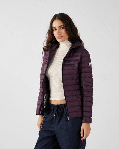 Doudoune légère à capuche Figue Cloe