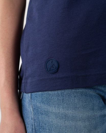 T-Shirt à col rond Marine Lucia