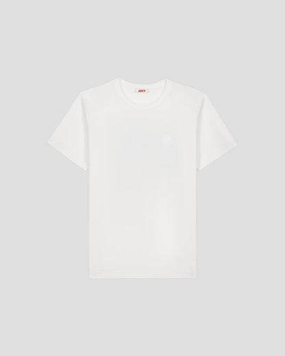 T-shirt col rond en coton Blanc Espar