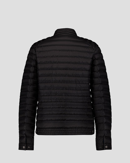 Doudoune col biker Noir Bastien