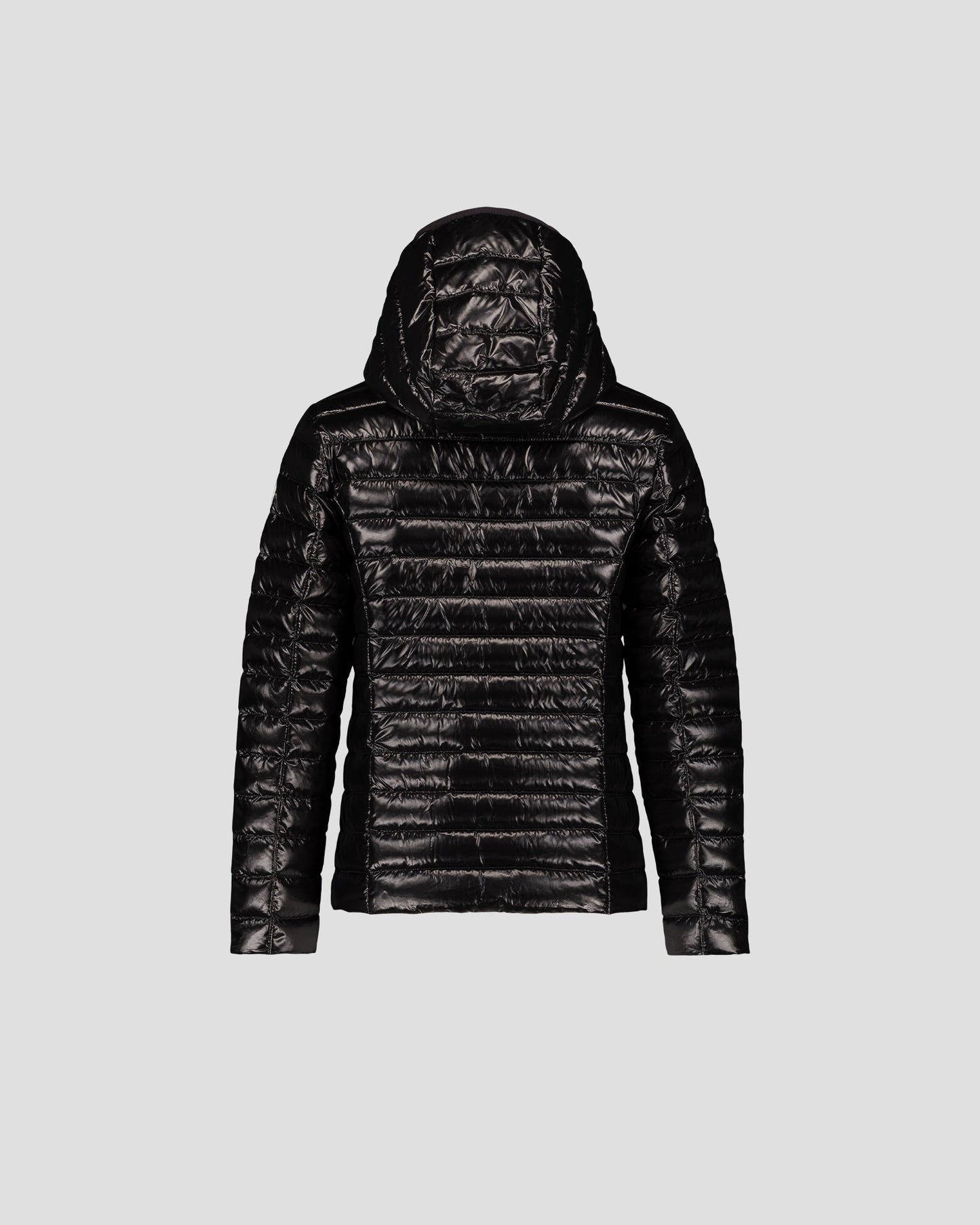 Doudoune légère à capuche enfant Noir Carla shiny