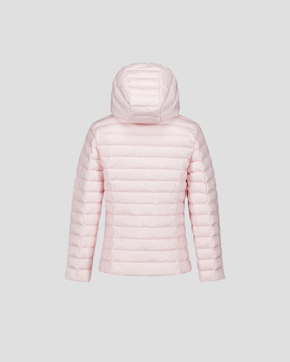Doudoune légère à capuche enfant Rose pétale Carla