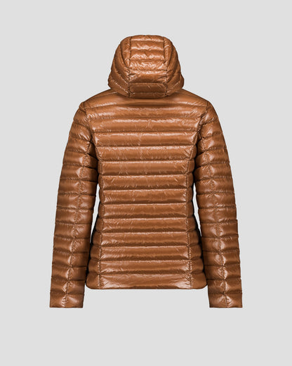 Doudoune légère à capuche Sucre roux Cloe shiny