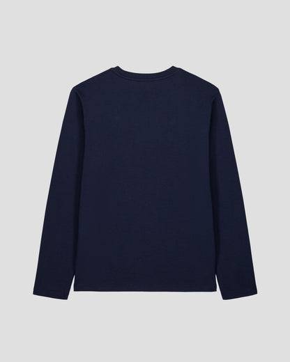 T-Shirt à col rond Marine Emilio