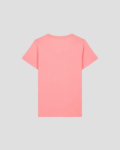 T-Shirt à col rond Vibrant pink Lucia