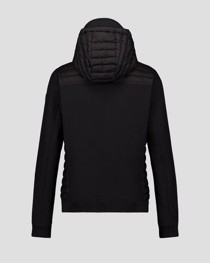 Doudoune bi-matière softshell Noir Paco 2.0