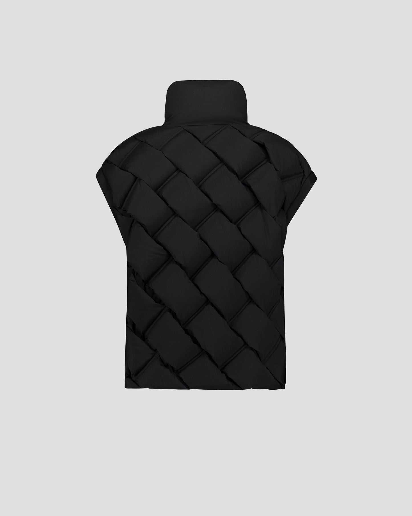 Doudoune Grand Froid puffer tressée Noir Alya