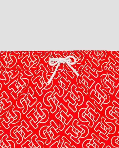 Maillot de bain Mono rouge feu Mimosa Monogram