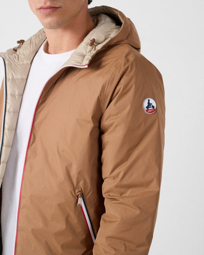Doudoune réversible Sucre roux/beige Brummen