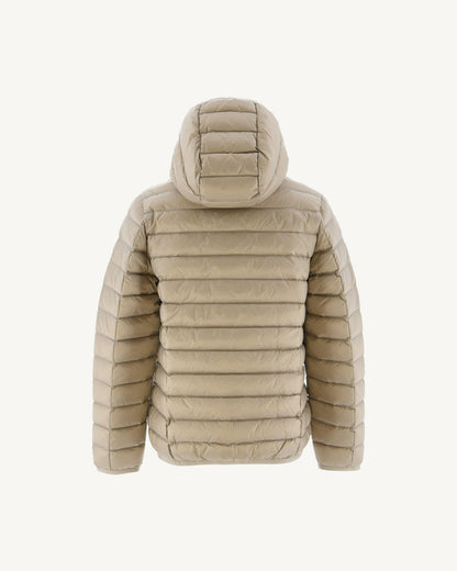 Doudoune légère à capuche enfant Beige Hugo