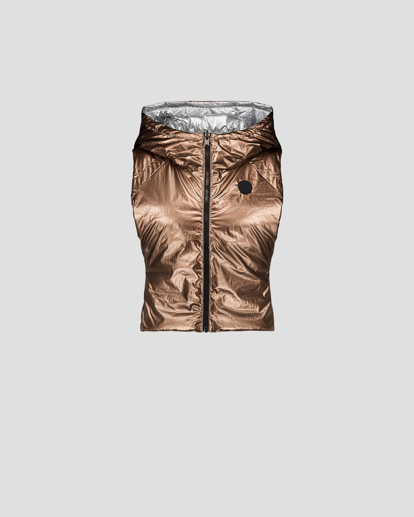 Capuche métallique Argent Alae metallic