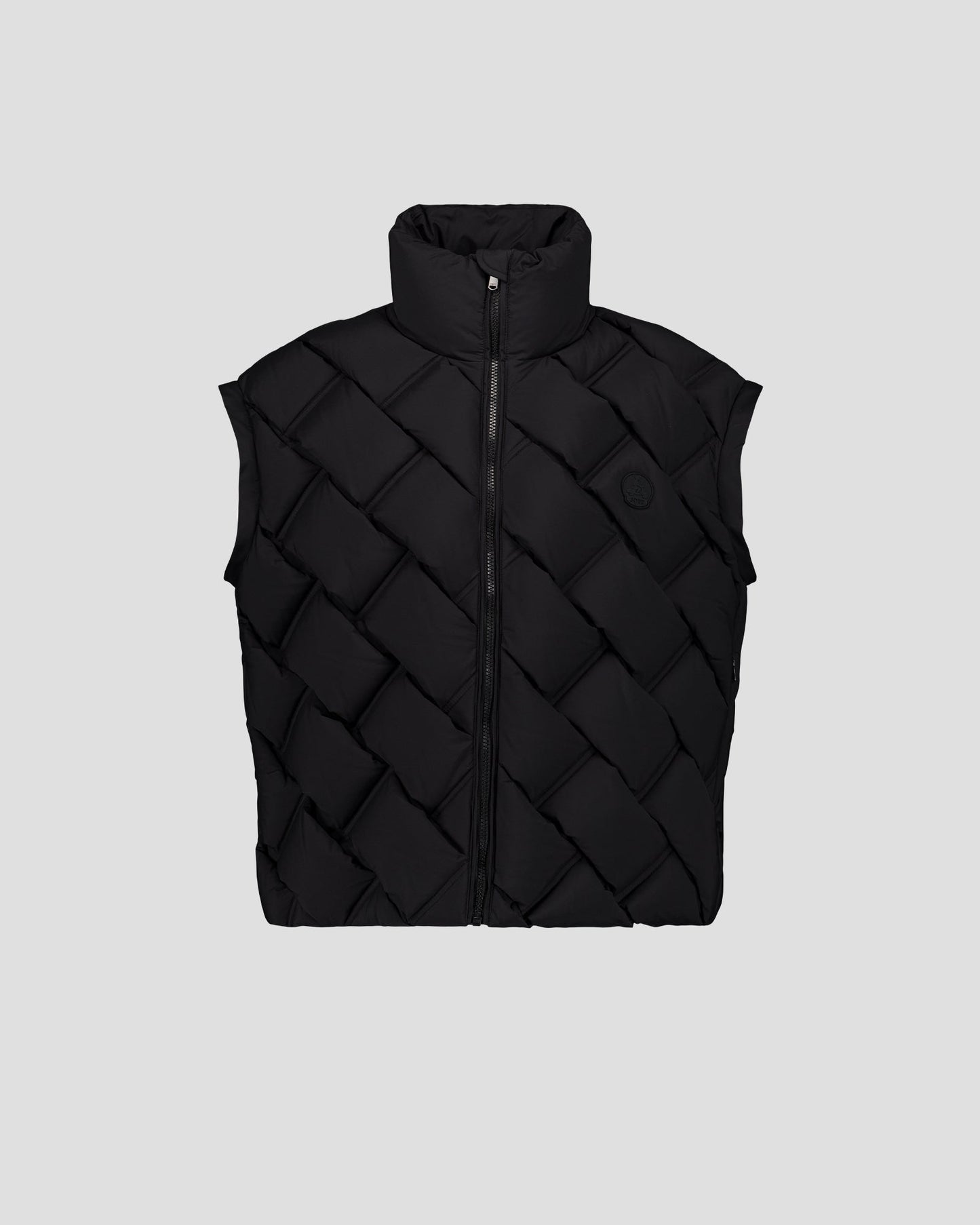 Doudoune Grand Froid puffer tressée Noir Alya