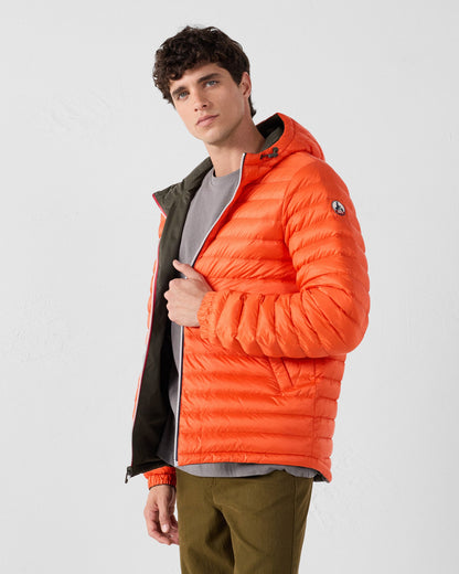 Doudoune réversible Army/rouge feu Brummen