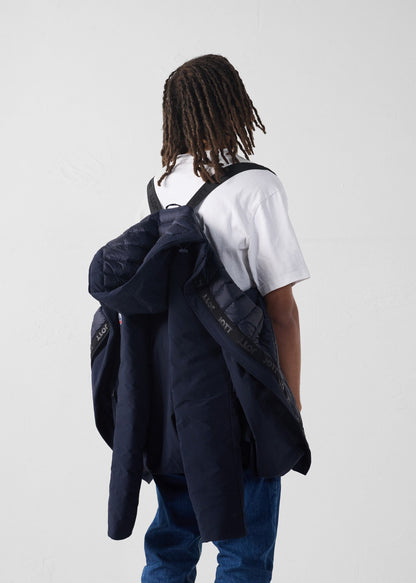 Veste longue à capuche Marine Icefloe