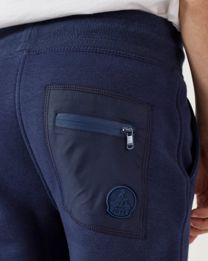 Pantalon de sport enfant en coton Marine Matchu 2.0