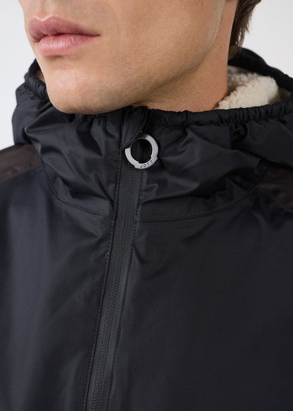 Imperméable sherpa Noir Dippen sherpa