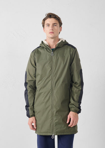 Imperméable sherpa long Army Hallin sherpa