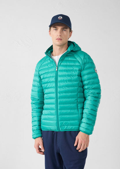 Doudoune légère à capuche Vert persan Nico