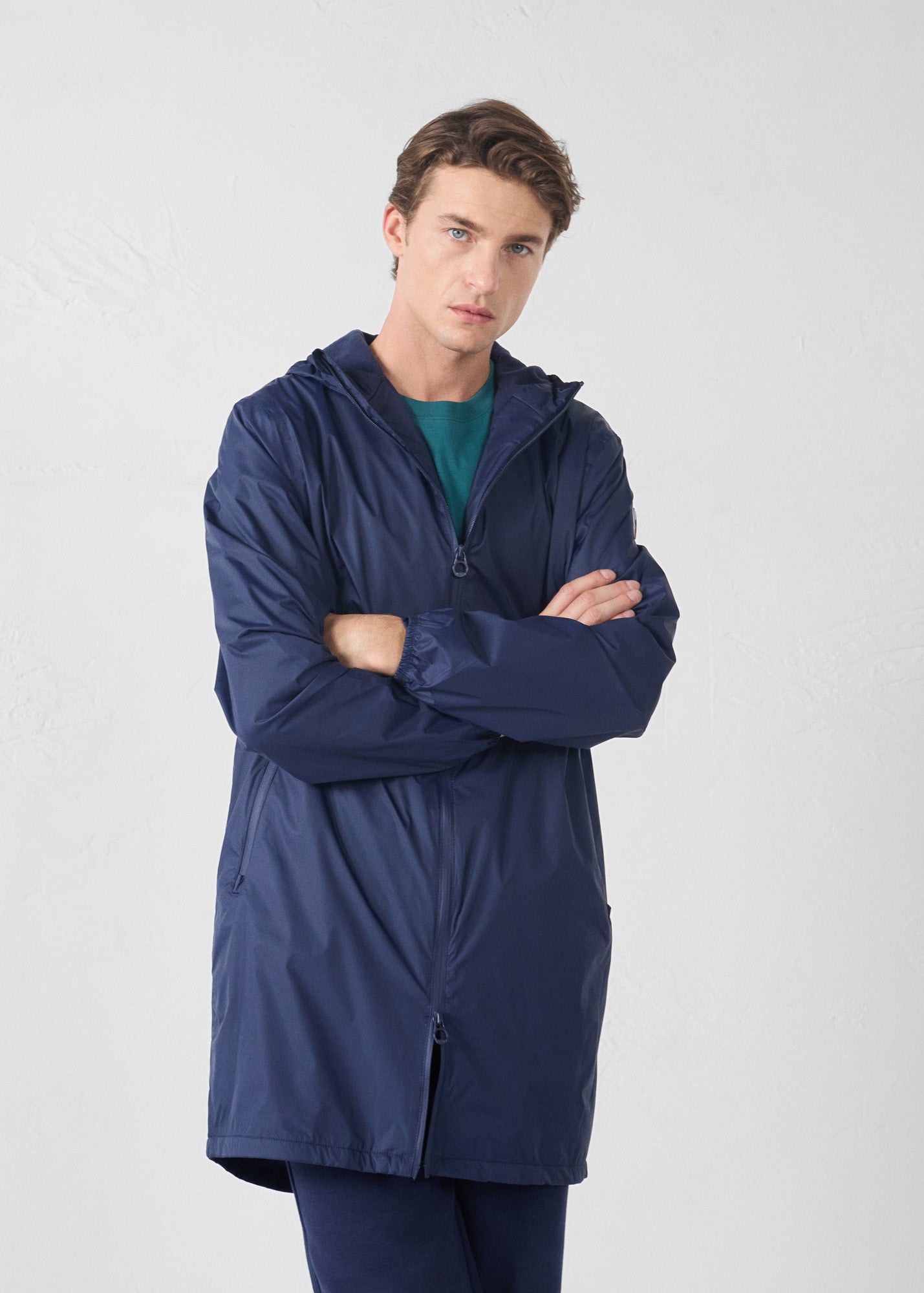 Imperméable long doublé polaire Marine Oban Polar