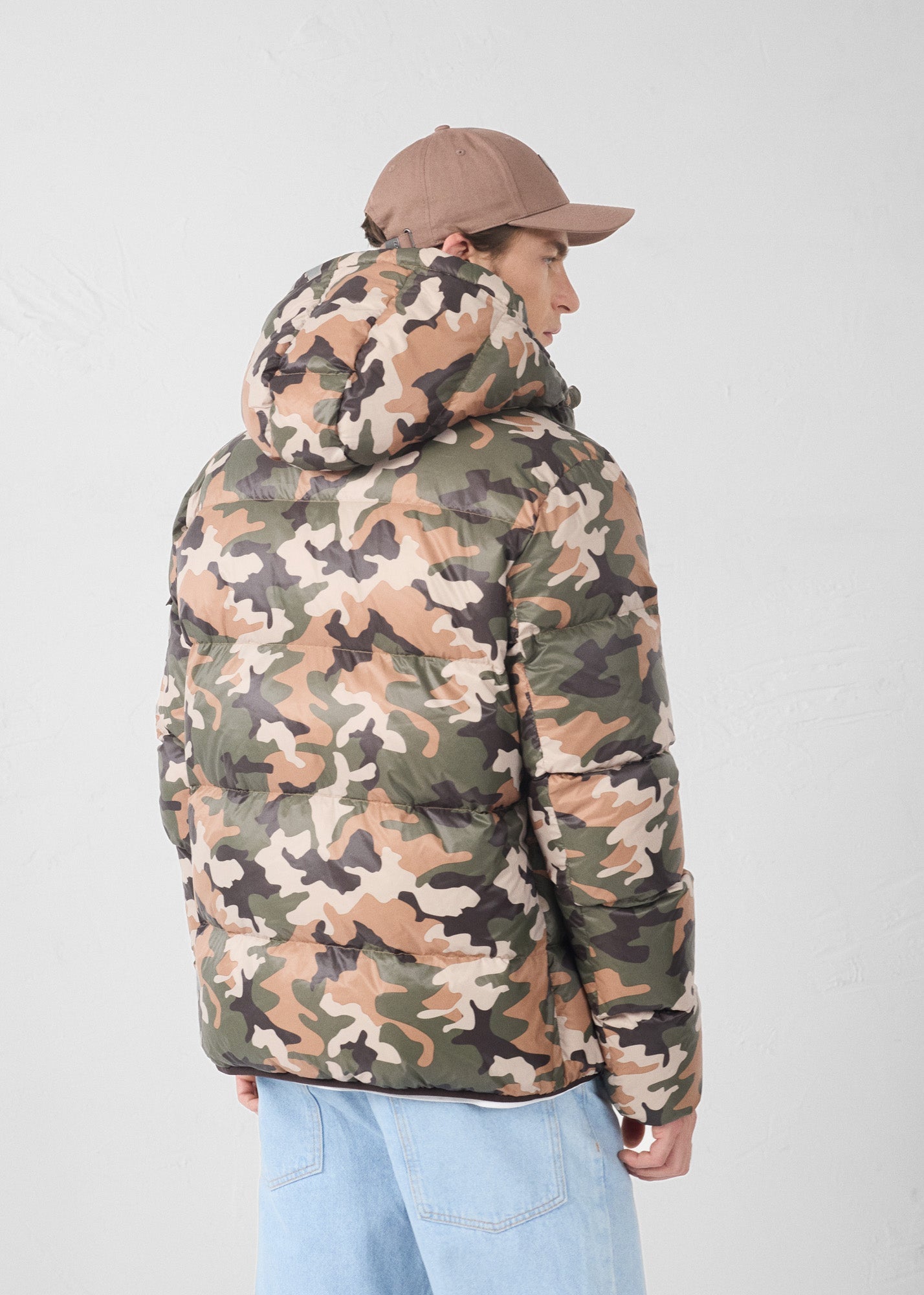 Doudoune Grand Froid  Camo sucre roux Java print