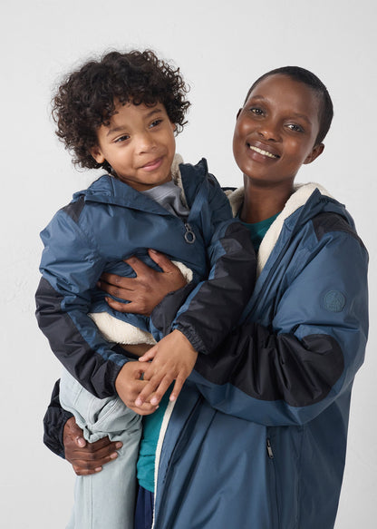 Imperméable enfant à capuche sherpa Bluestone Lag sherpa