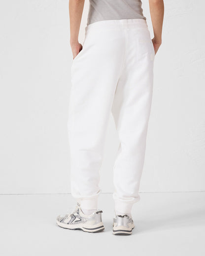 Pantalon de sport en coton Blanc Iris