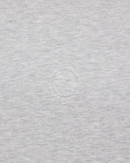 T-shirt col rond femme en coton Gris chiné Angel