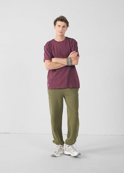 T-Shirt à col rond Cerise noire Andrea