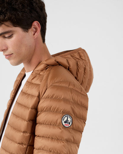 Doudoune légère à capuche Sucre roux Nico