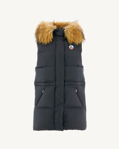 Doudoune sans manche à capuche Grand Froid Noir Texas 2.0