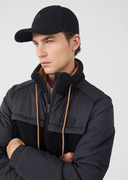 Doudoune sherpa Noir Oleg