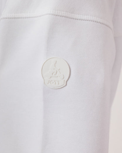Veste zippée en molleton Blanc Leda