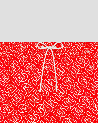 Maillot de bain Mono rouge feu Niolon monogram