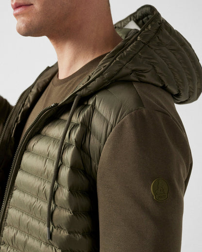 Veste bi-matière à capuche Army Gummy 2.0