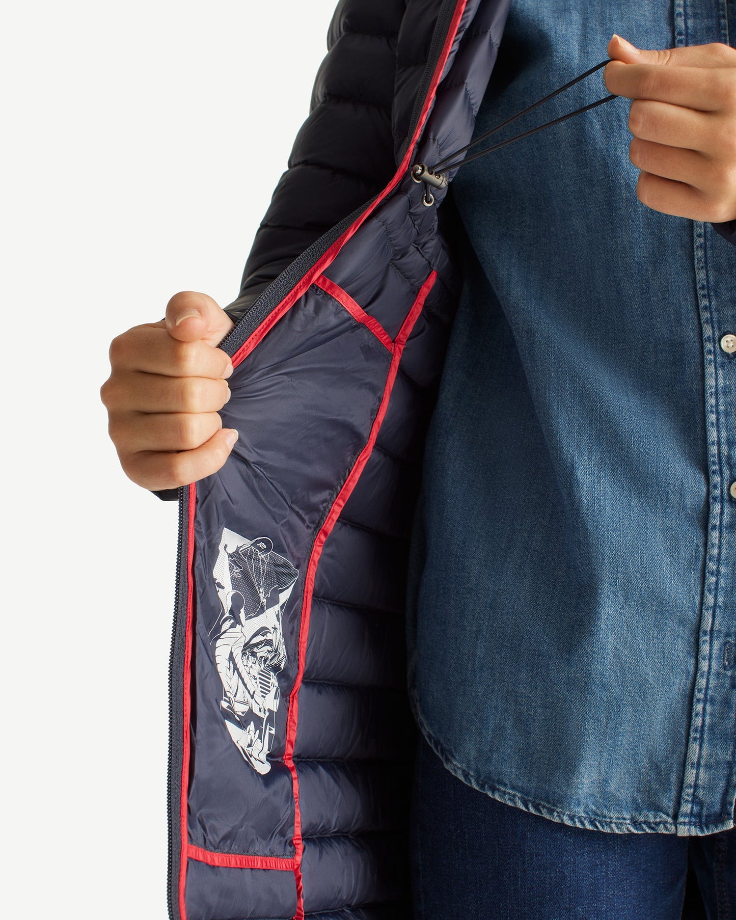 Doudoune longue à capuche Marine Vero 2.0