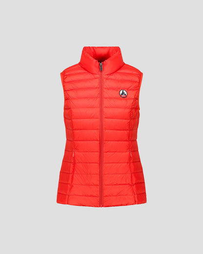 Doudoune légère sans manches Rouge feu Seda